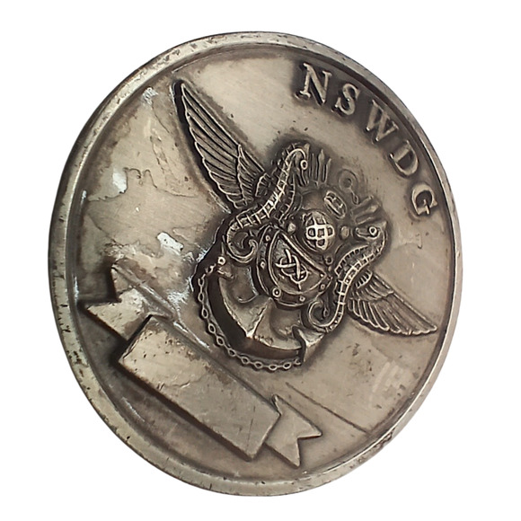 Naval Special Warfare DEVGRU SEAL Team 6 Navy Diver Jump High Challenge Coin - Picture 4 of 9